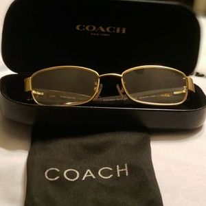 Gold Coach Eyeglass Frames